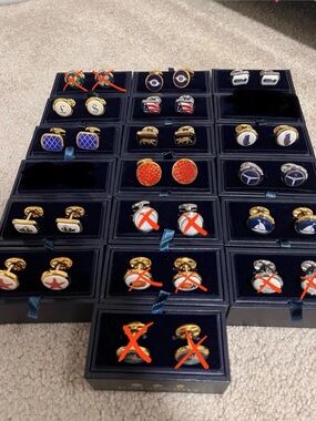 ONE Halcyon Days Men Cufflinks Vintage